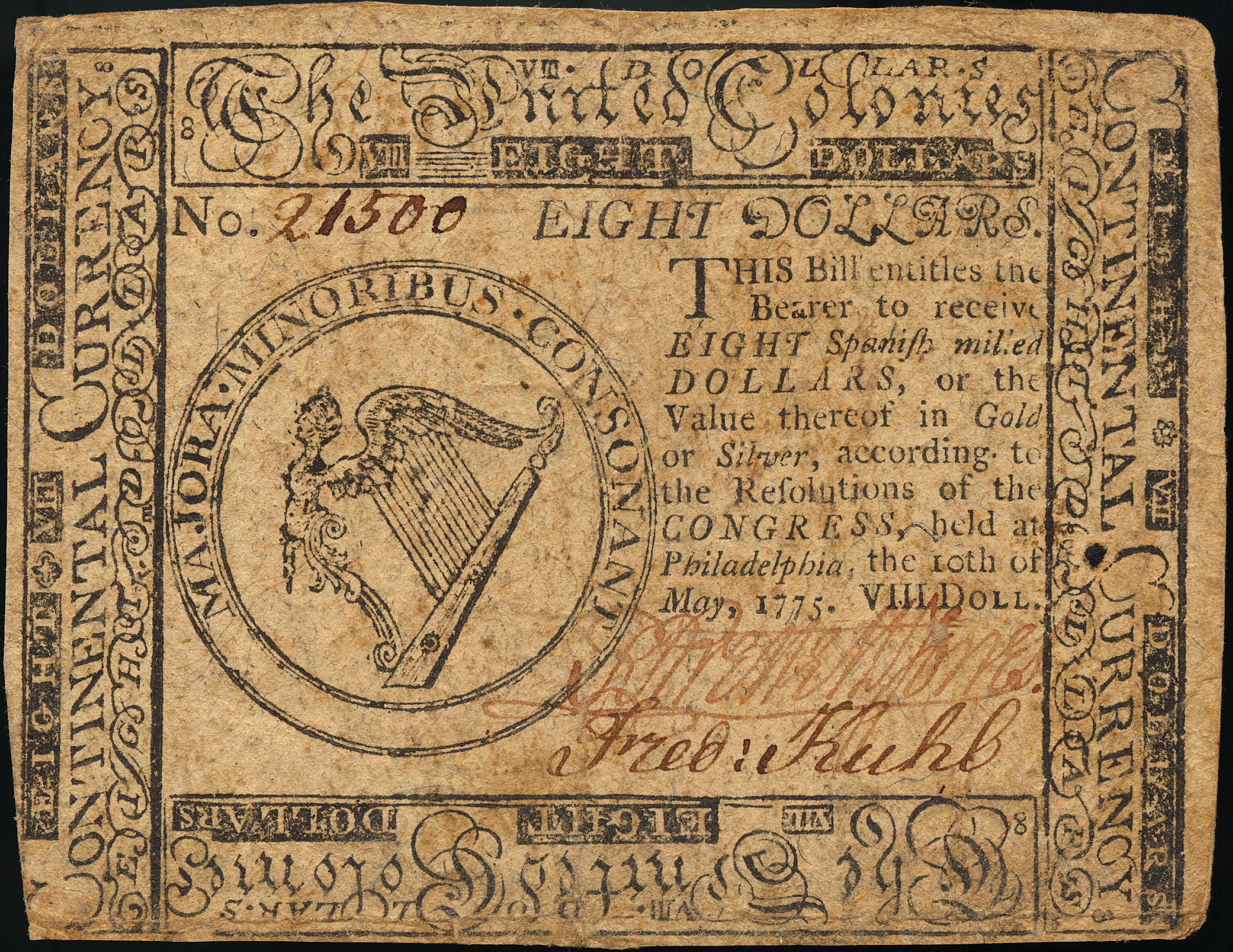 8 долларов. Колониальный доллар. Continental currency.. Континентальный доллар 1775. Колониальный доллар английский.